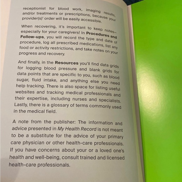 My Health Record Notebook - Picture 6 of 6